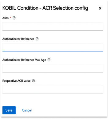 KOBIL Condition - ACR Selection