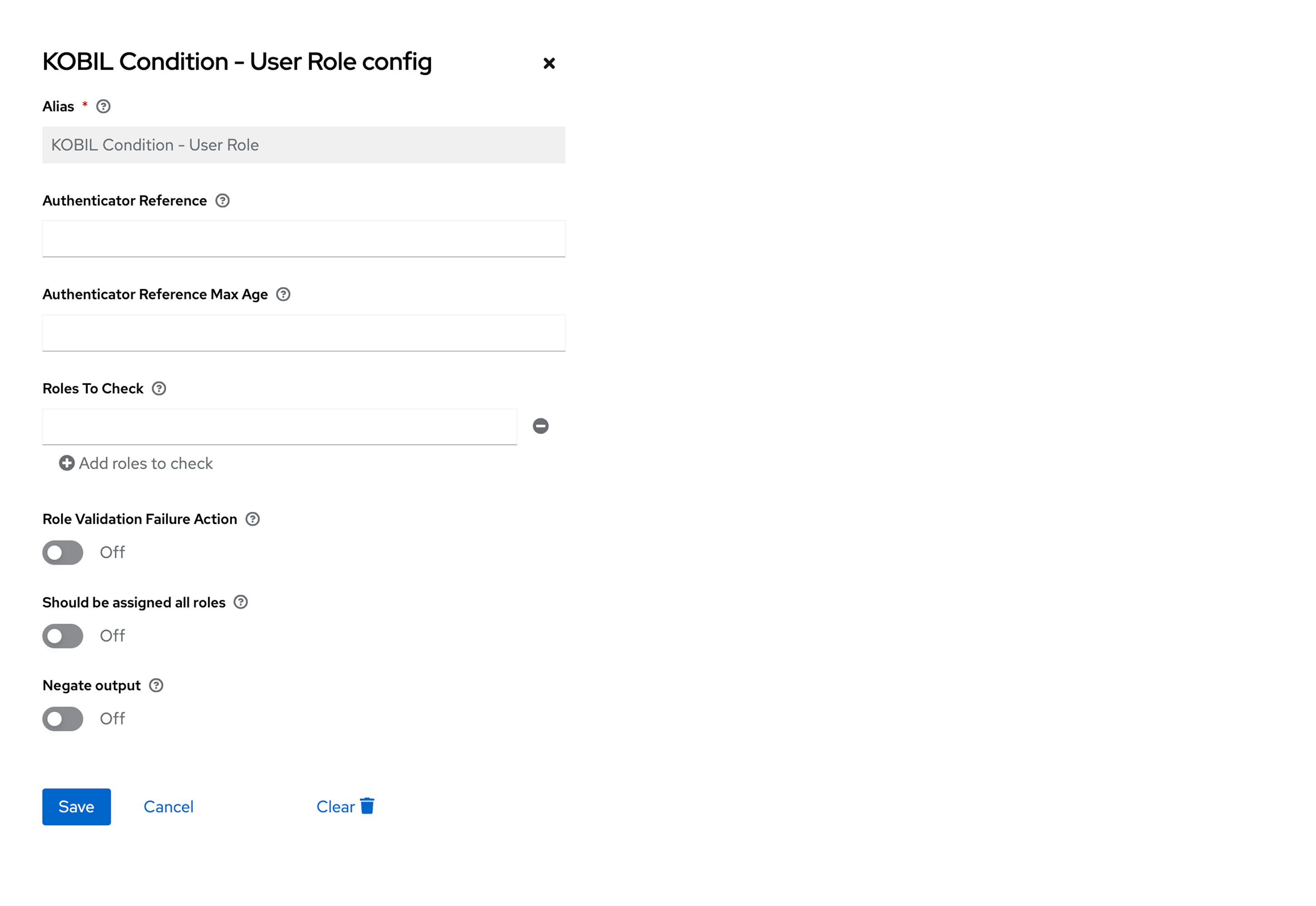 KOBILCondition-UserRole