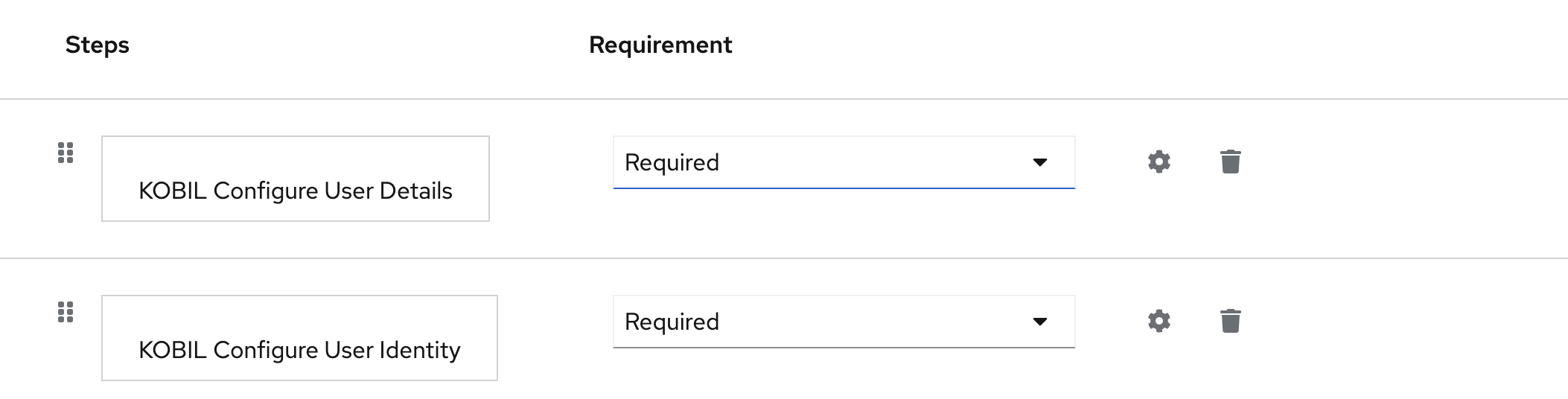 KOBIL Configure User Details