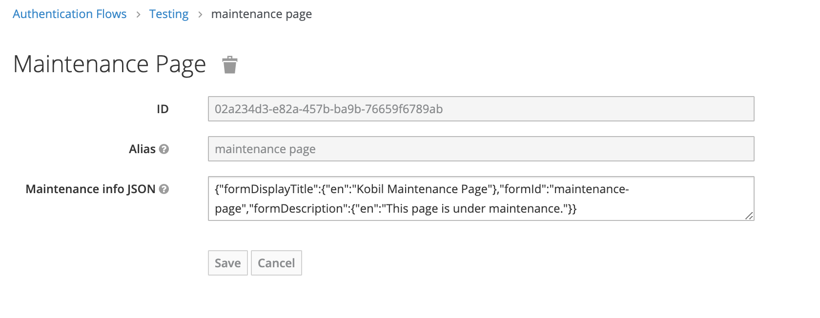 KOBIL Maintenance Page