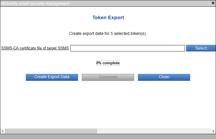 export-secovid-tokens