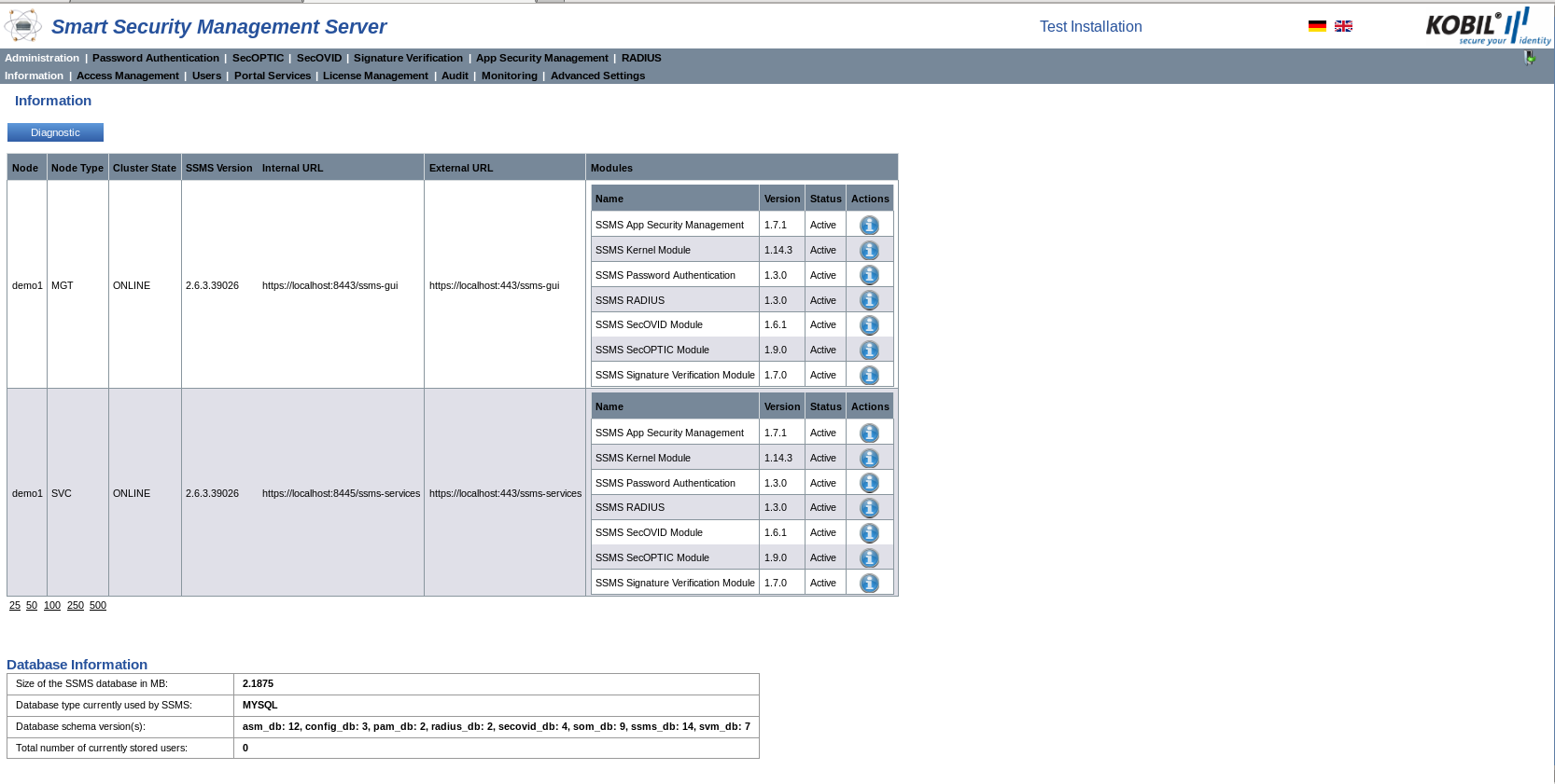 kernelinformationview