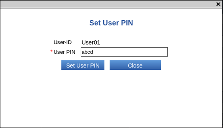 set-user-pin